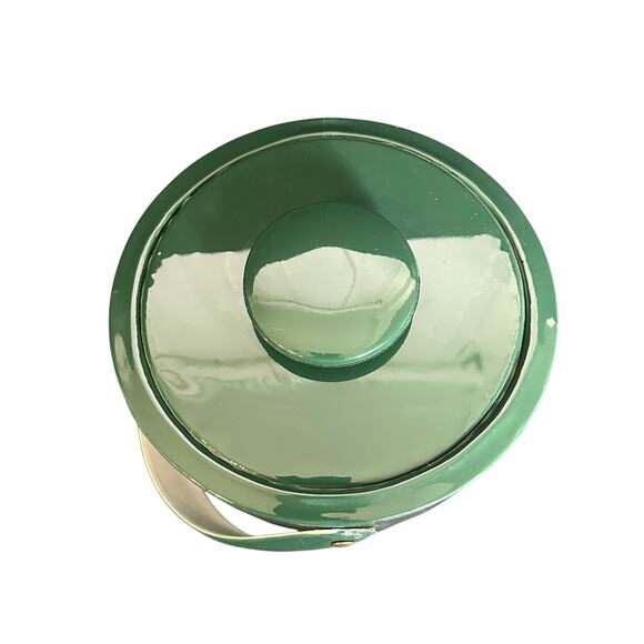 Green Vinyl Insulated Ice Bucket Ex - Picture 5 of 8
